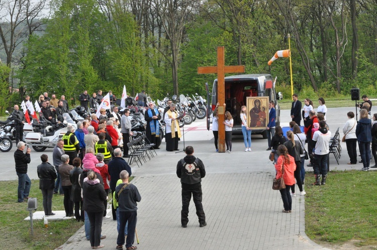 Znaki ŚDM w szpitalu w Brzesku