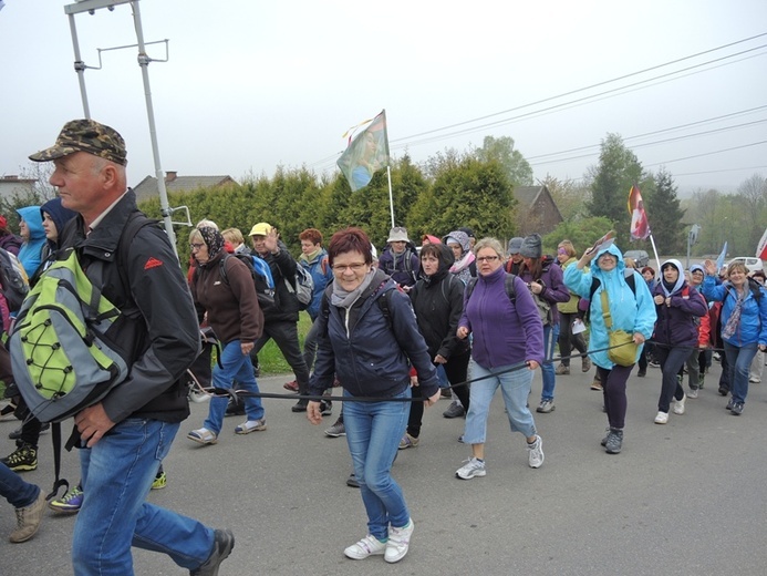 Na trasie 2. dnia - Łagiewniki 2016