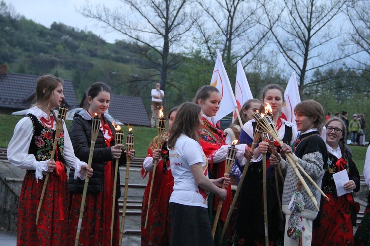 Symbole ŚDM w Krościenku