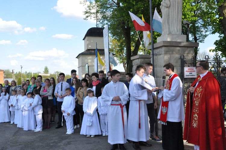 Znaki ŚDM w Szczepanowie