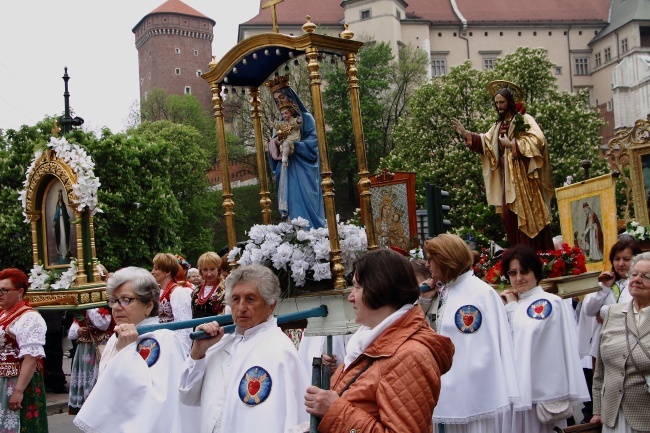 Procesja z Wawelu na Skałkę 2016