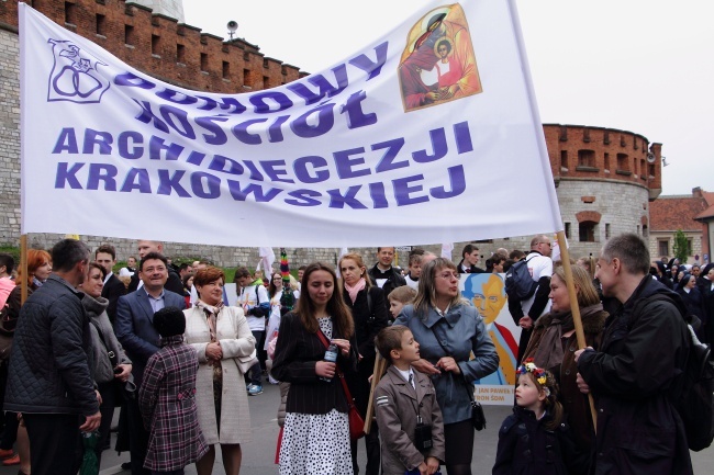 Procesja z Wawelu na Skałkę 2016