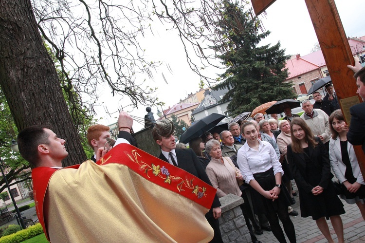 Znaki ŚDM w Żabnie