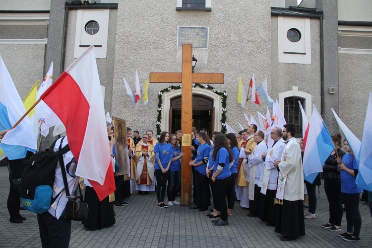 Symbole ŚDM w Radomyślu Wielkim