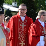 Symbole ŚDM w par. Trójcy Przenajświętszej w Mielcu