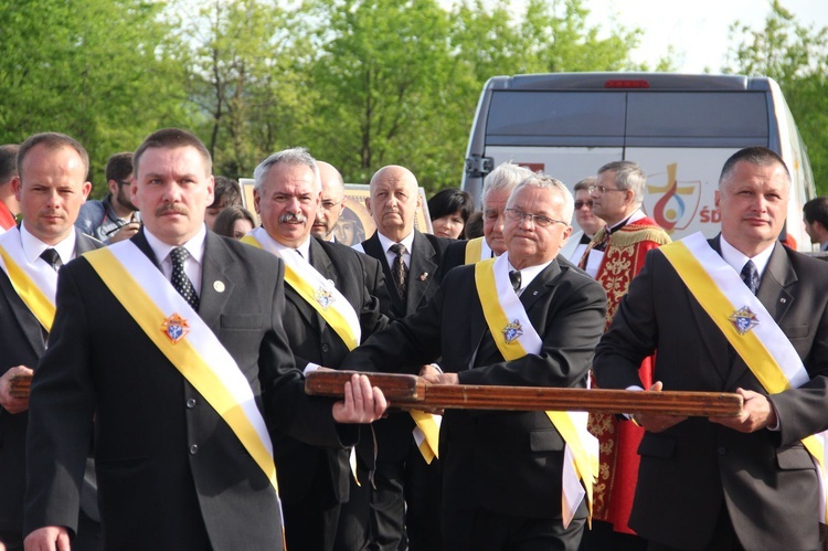 Symbole ŚDM w kościele bł. Karoliny w Tarnowie