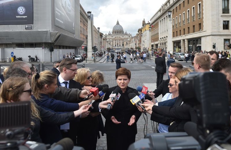 Premier Szydło u papieża