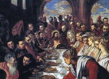 Tintoretto, Jezus na uczcie 