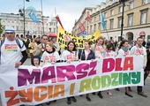 W Warszawie Marsze dla Życia i Rodziny są organizowane  od roku 2006.