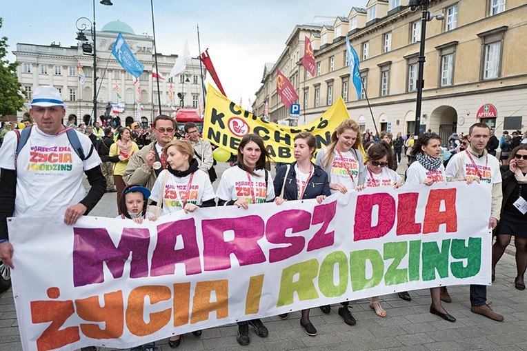 W Warszawie Marsze dla Życia i Rodziny są organizowane  od roku 2006.