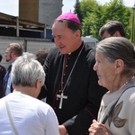 Kamień węgielny w kościele św. Jana Pawła II w Nowym Sączu