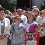 Kamień węgielny w kościele św. Jana Pawła II w Nowym Sączu