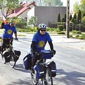 Leszek Łopata i Andrzej Michalski na trasie.