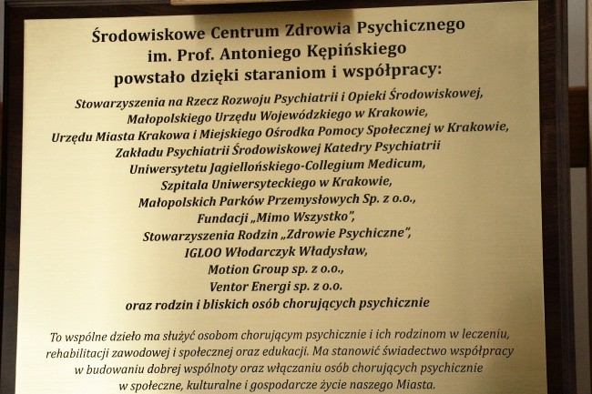 Środowiskowe Centrum Zdrowia Psychicznego w Krakowie