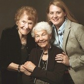 Od lewej: Minka Disbrow, Ruth Lee (Betty Jane) i autorka książki „Czekałam na ciebie” Cathy LaGrow.