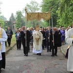 Procesja Bożego Ciała w parafii św. Elżbiety w Cieszynie