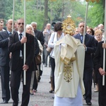 Procesja Bożego Ciała w parafii św. Elżbiety w Cieszynie