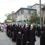 Procesja Bożego Ciała w parafii św. Elżbiety w Cieszynie