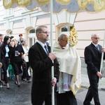 Procesja Bożego Ciała w parafii św. Elżbiety w Cieszynie