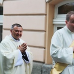 Procesja Bożego Ciała w parafii św. Elżbiety w Cieszynie