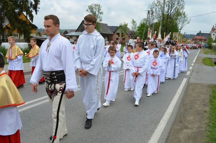 Boże Ciało 2016 - procesja w Miętustwie 