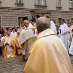 Boże Ciało 2016 - procesja z Wawelu na Rynek Główny 