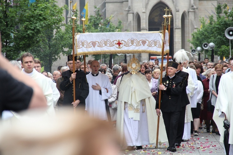 Procesja Bożego Ciała w Katowicach - 2016 r.