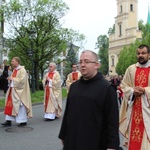 Procesja Bożego Ciała w parafii św. Marii Magdaleny w Cieszynie