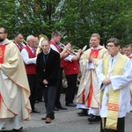 Procesja Bożego Ciała w parafii św. Marii Magdaleny w Cieszynie