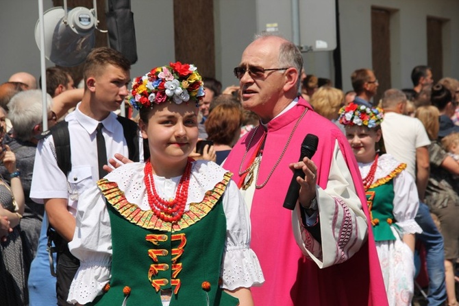 Boże Ciało w Łowiczu - Procesja