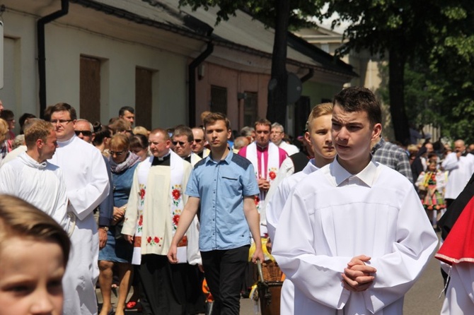 Boże Ciało w Łowiczu - Procesja