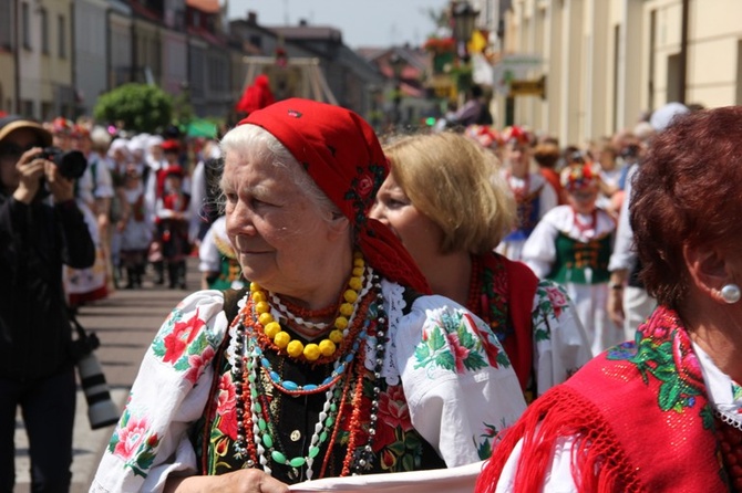 Boże Ciało w Łowiczu - Procesja