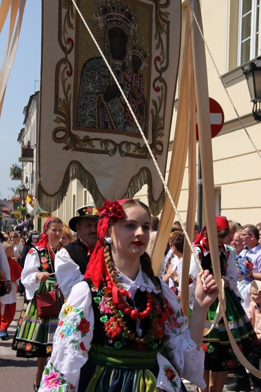 Boże Ciało w Łowiczu - Procesja