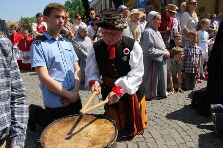 Boże Ciało w Łowiczu - Procesja