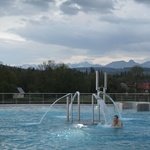 Kąpiel z widokiem na Tatry