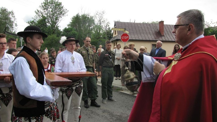 Peregrynacja symboli ŚDM w Czarnym Dunajcu - cz.1