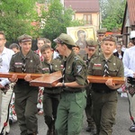 Peregrynacja symboli ŚDM w Czarnym Dunajcu - cz.1