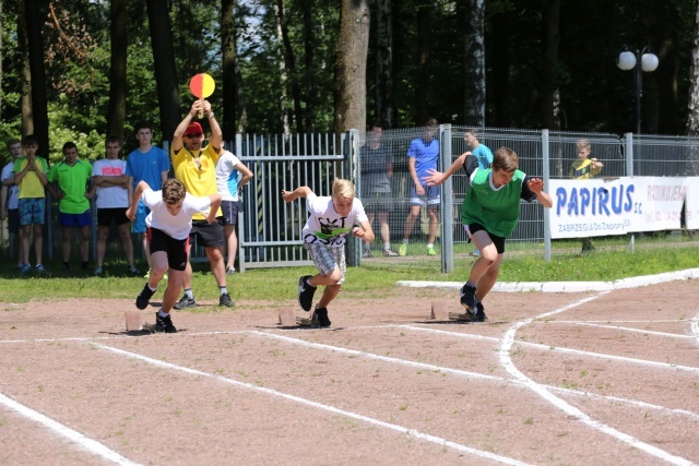 Diecezjalna spartakiada ministrantów w Zabrzegu - 2016