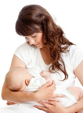 Podczas karmienia piersią dziecko otrzymuje nie tylko pokarm,  ale i poczucie bliskości.