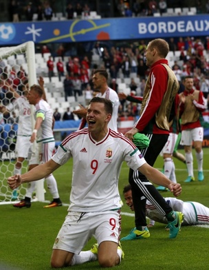 Euro 2016: Węgrzy pokonali Austrię 2:0