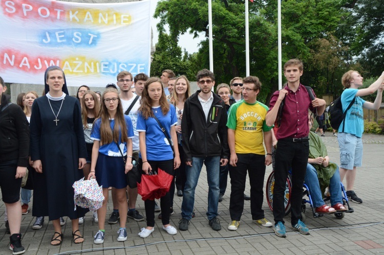 Flash mob wolontariuszy ŚDM