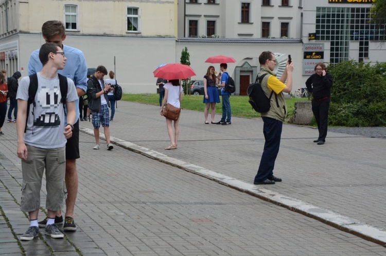 Flash mob wolontariuszy ŚDM