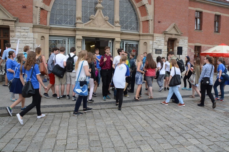 Flash mob wolontariuszy ŚDM