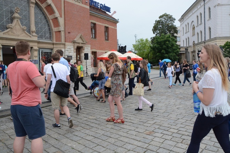 Flash mob wolontariuszy ŚDM