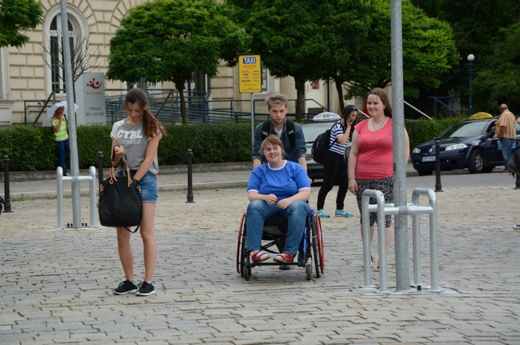 Flash mob wolontariuszy ŚDM