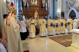 Podziękowanie za otrzymaną formację i święcenia.