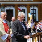 Poświęcenie pomnika św. abp. Bilczewskiego w Wilamowicach