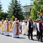 Poświęcenie pomnika św. abp. Bilczewskiego w Wilamowicach