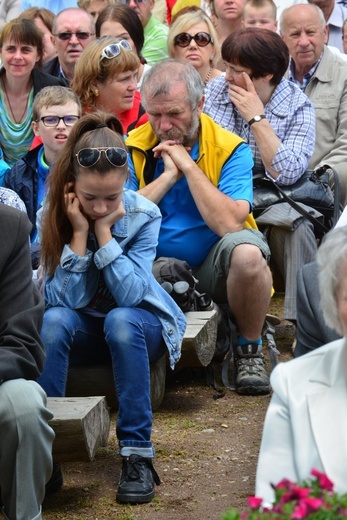 Góra Igliczna - przygotowanie do Mszy św. 