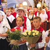 Dziękczynienie w istebniańskim kościele.